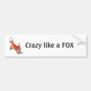 Search for fox bumper stickers Red