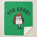 Search for woodstock blankets Peppermint patty