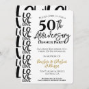 Search for dinner wedding anniversary invitations Typography
