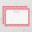 Search for plaid note cards Check