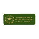 Search for graduation gold return address labels College