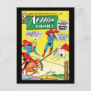 Search for action comics postcards Superman
