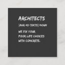 Search for civil engineering business cards Architect