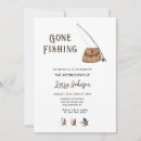 Search for gone fishing retirement invitations Vintage