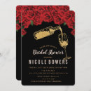 Search for wine glass bridal shower invitations Glitter