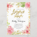 Search for pink and gold lingerie party invitations Bride