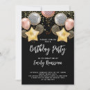 Search for dazzle birthday invitations Modern