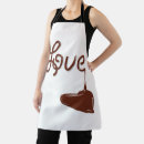 Search for chocolate love aprons Valentine