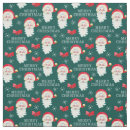 Search for santa claus fabric Merry christmas