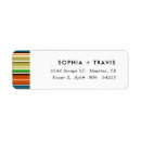 Search for summer return address labels Colourful