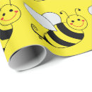 Search for bumble bees wrapping paper Cute bumble bee