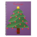Search for christmas tree ornaments notebooks Red