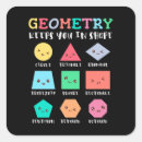 Search for geometry teacher stickers Geometric