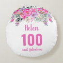 Search for 100th birthday cushions Floral