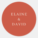 Search for solid orange stickers Elegant