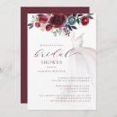 Search for maroon bridal shower invitations Flowers