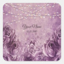 Search for vintage rose wedding stickers Purple