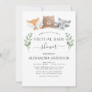 Search for raccoon baby shower invitations Woodland