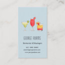 Search for cocktail business cards Alcohol