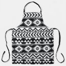 Search for aztec pattern aprons Black