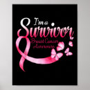 Search for breast cancer posters Survivor