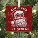 Search for funny meme christmas tree decorations Six seven meme