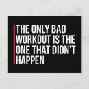 Search for funny fitness motivation postcards Inspirational