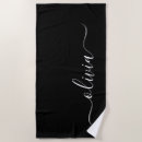 Search for black and white beach towels Elegant