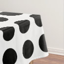 Search for black and white polka dot tablecloths Classic