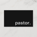 Search for pastor business cards Plain
