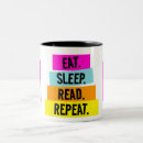 Search for eat sleep read mugs Humour