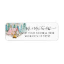 Search for raccoon return address labels Pine trees