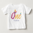 Search for unicorn 1st birthday baby shirts Rainbow
