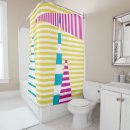 Search for pink and turquoise shower curtains Stripes