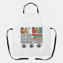 Search for cat dad aprons Dadgifts