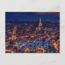 Search for paris at night postcards French