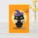 Search for cute halloween greeting postcards Witch