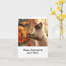 Search for cat thanksgiving cards Autumn