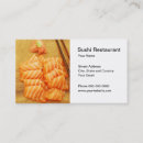 Search for sushi restaurant business cards Asian