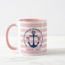 Search for pink anchor mugs For her