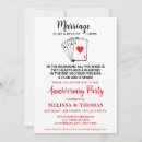 Search for humourous anniversary invitations Funny