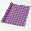 Search for pink plaid wrapping paper Retro