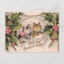 Search for christmas kitten postcards Victorian