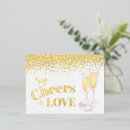 Search for postcard bridal shower invitations Gold