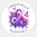 Search for fibromyalgia awareness stickers Purple