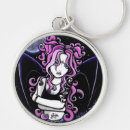 Search for gothic fairy key rings Faery