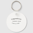 Search for university graduate key rings Calligraphy typography elegant