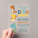 Search for t rex square invitations Dinosaur