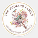 Search for spring address stickers Watercolor