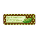 Search for twin baby shower return address labels Pea